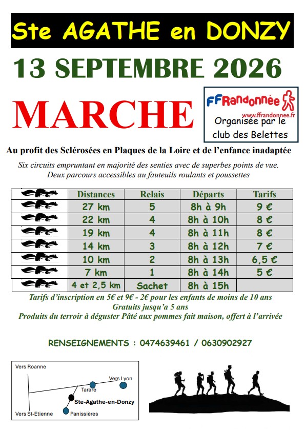 Marche des Belettes - Sainte-Agathe-en-Donzy