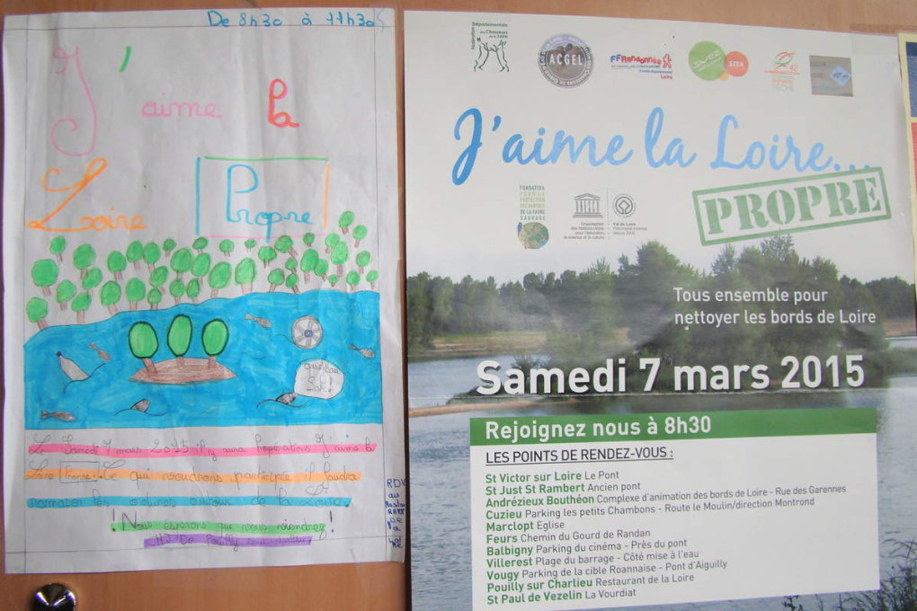 "J'aime la Loire propre" : les affiches des enfants