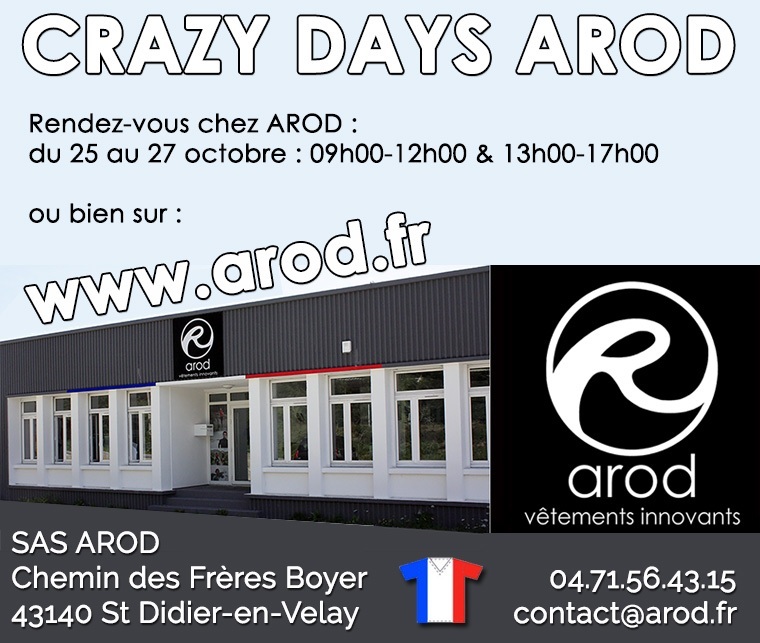Arod : 3 jours pour s'équiper local !