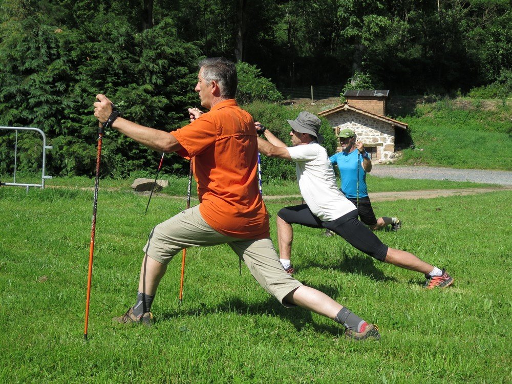 Stage de formation animateur marche nordique à Moulin-Chérier.