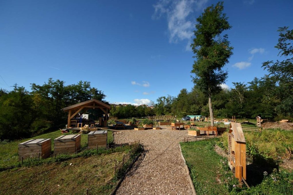 De nouveaux jardins sur un sentier urbain...