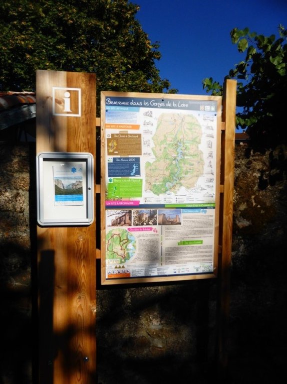 Gorges de la Loire : zoom sur la signalétique...