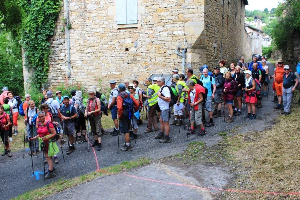 121 marcheurs au séjour du comité à Najac