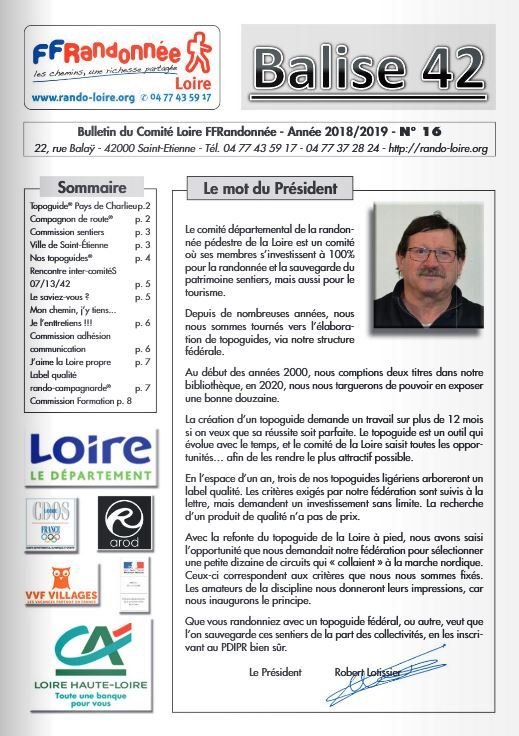 Balise 42 : le dernier numero est en ligne…