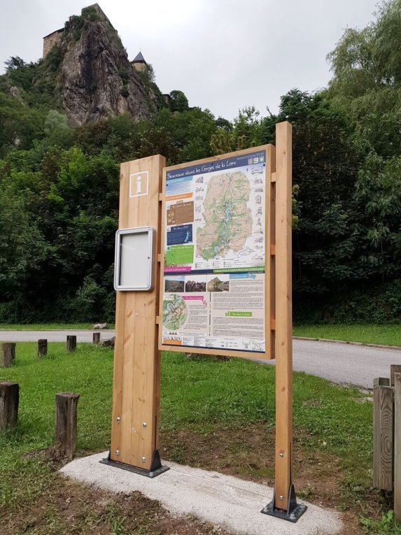 Gorges de la Loire : zoom sur la signalétique...