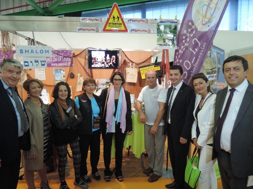 Le comité présent à la Foire de St-Etienne