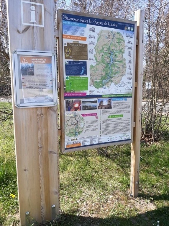 Gorges de la Loire : zoom sur la signalétique...