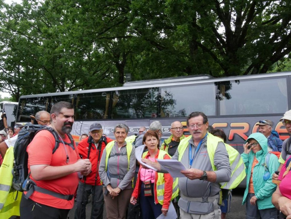 121 marcheurs au séjour du comité à Najac