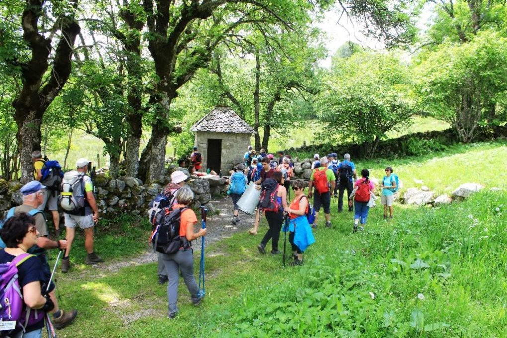 121 marcheurs au séjour du comité à Najac