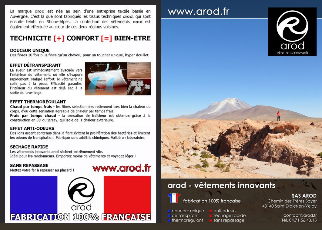 Offre Arod pour les clubs FFRandonnée de la Loire