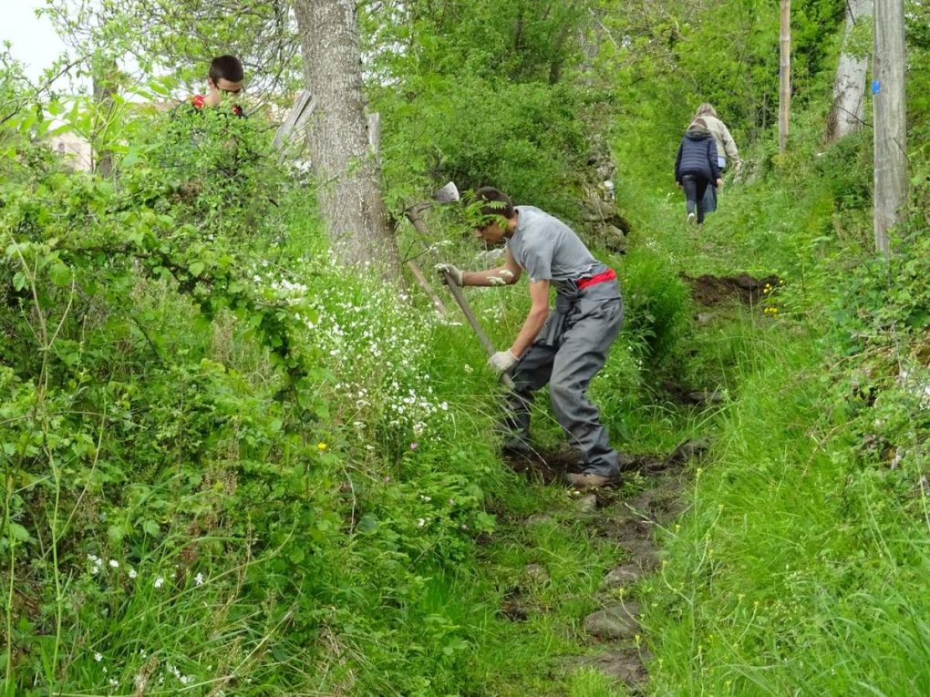 Variante du GR® 3 : les chantiers du printemps