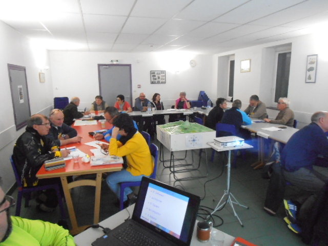 18 stagiaires formés à la lecture de carte...