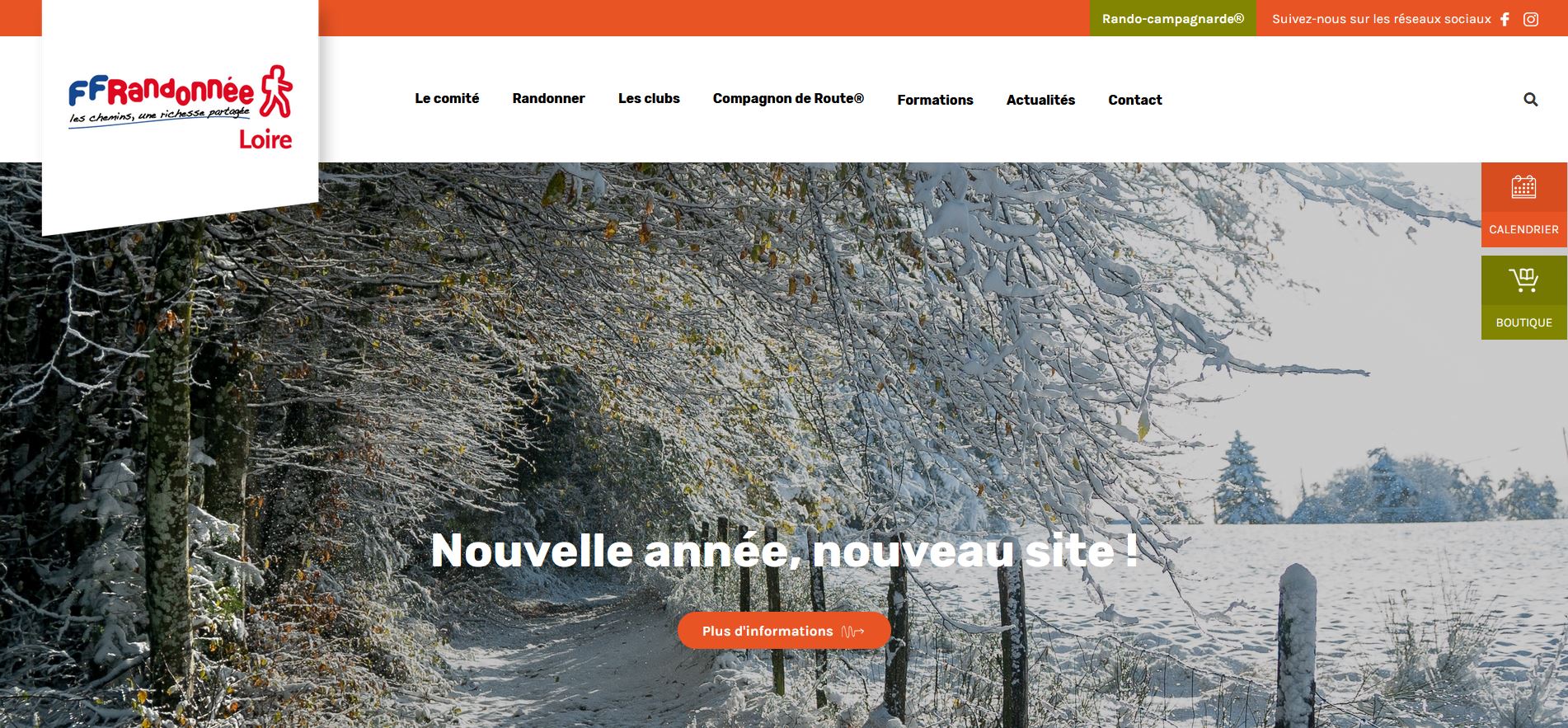 Découvrez le nouveau site du Comité FFRandonnée Loire !