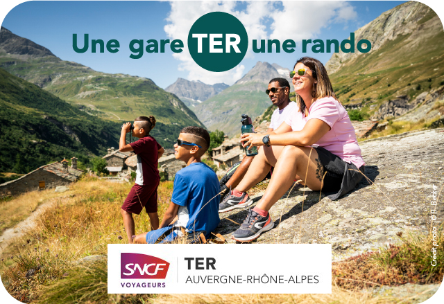SNCF TER AURA devient partenaire de la FFRandonnée AURA