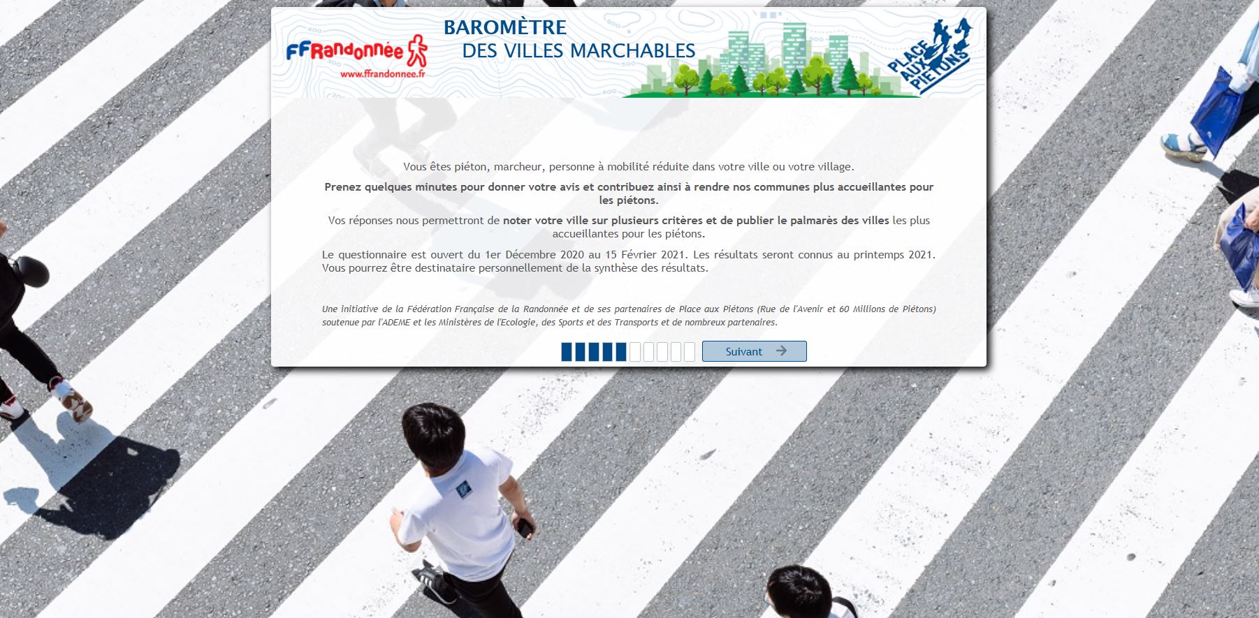 Vers un baromètre des villes “marchables”…