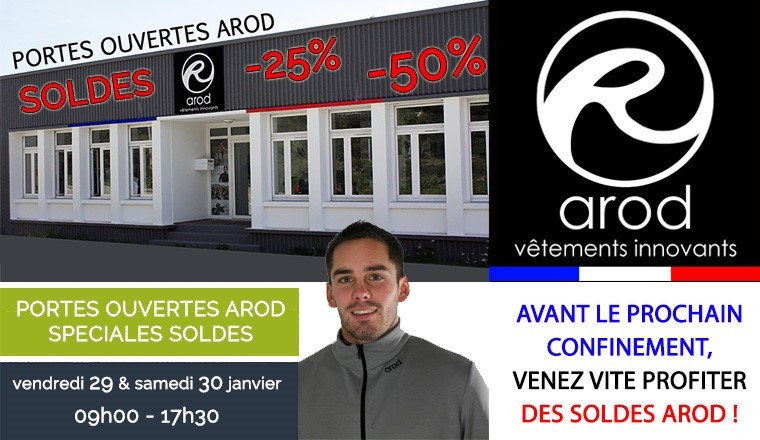 Soldes Arod : rendez-vous les 29 et 30 janvier