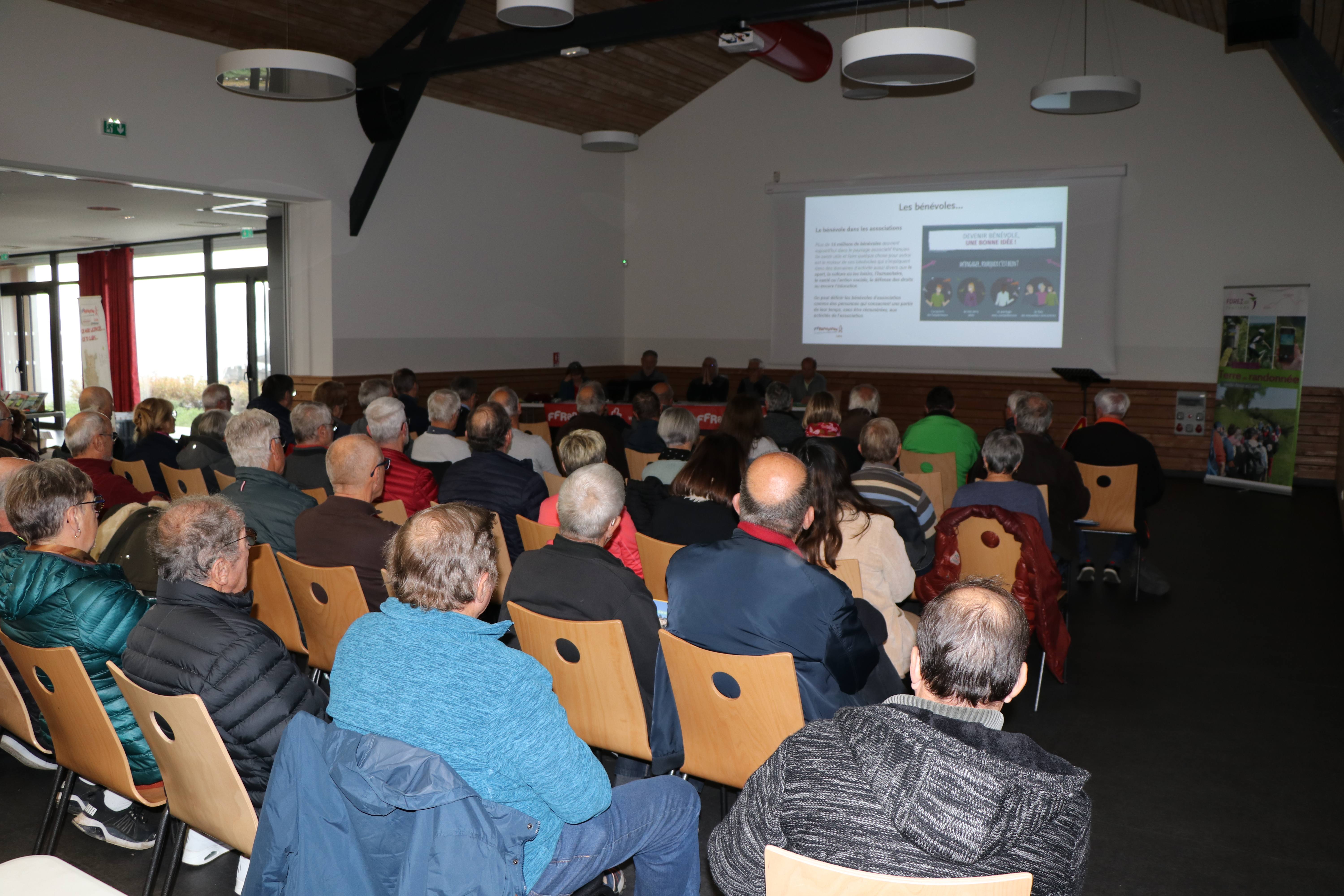 Rassemblement des présidents des clubs de rando de la Loire à Violay