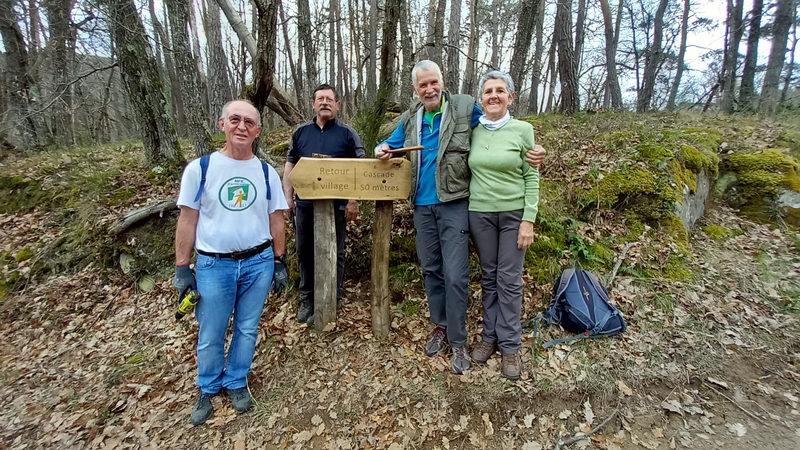 Sentier des cascades : et maintenant le balisage…
