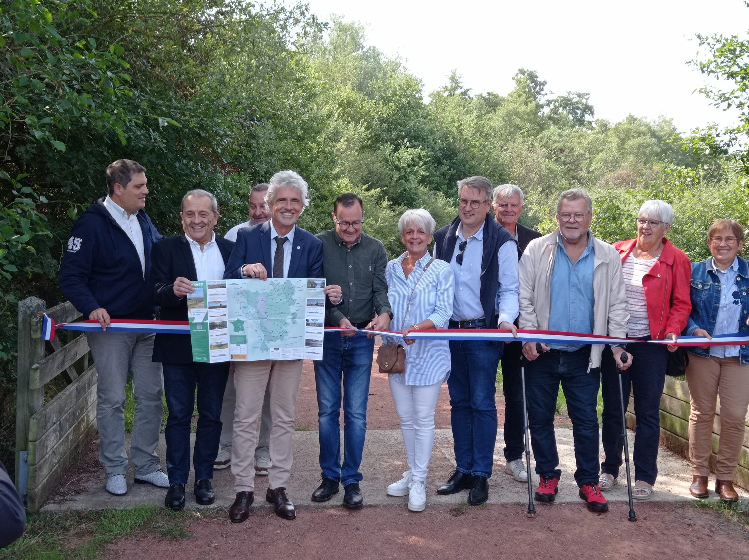 Inauguration des GR® de Pays de Loire Forez