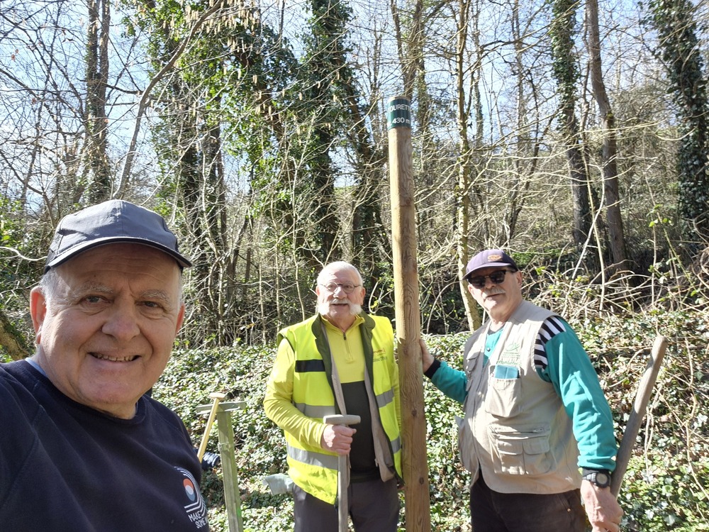 GR®3 : De nouveaux panneaux directionnels en bords de Loire