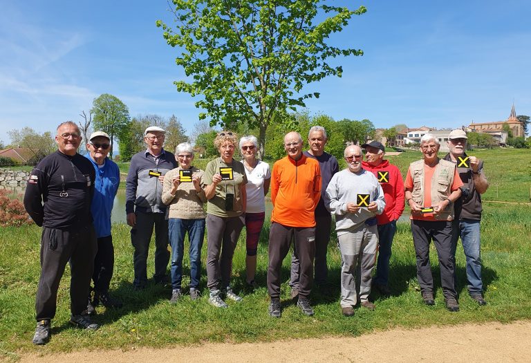 St-Marcel-de-Félines : balisage aux normes de la FFRandonnée