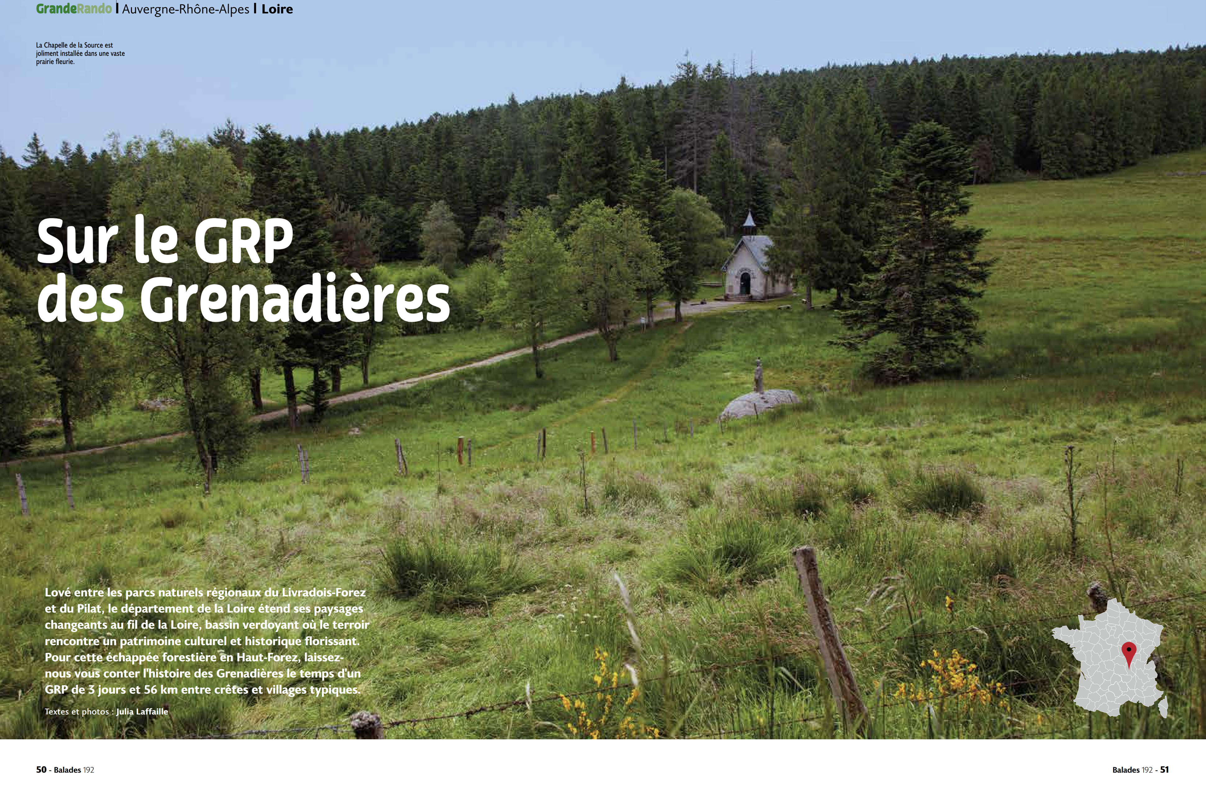 Le magazine Randos Balades sur le GR® de Pays des Grenadières